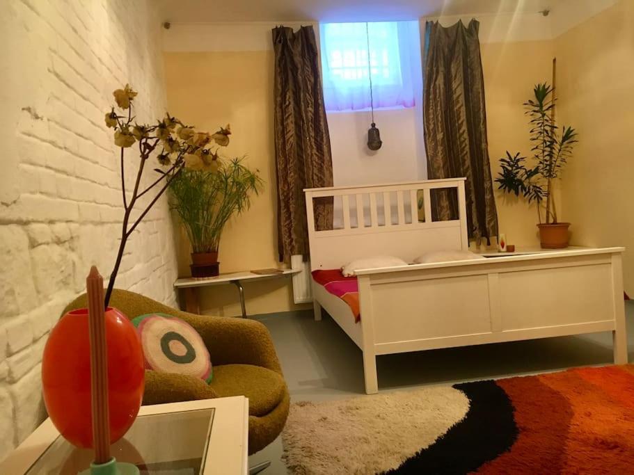 Vintage Studio Apartment, Garden And Free Parking Будапеща Екстериор снимка